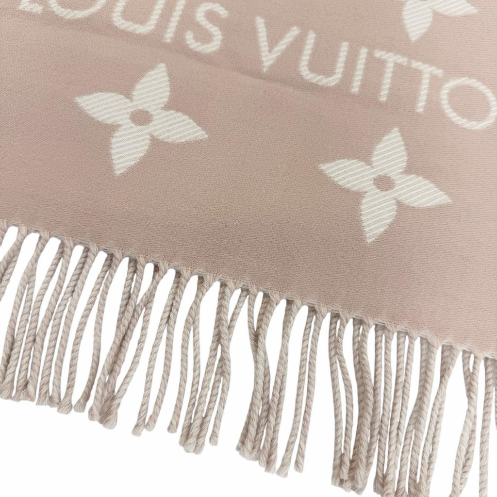 Excellent LOUIS VUITTON Scarf LV Essential Scarf wool Women M77854