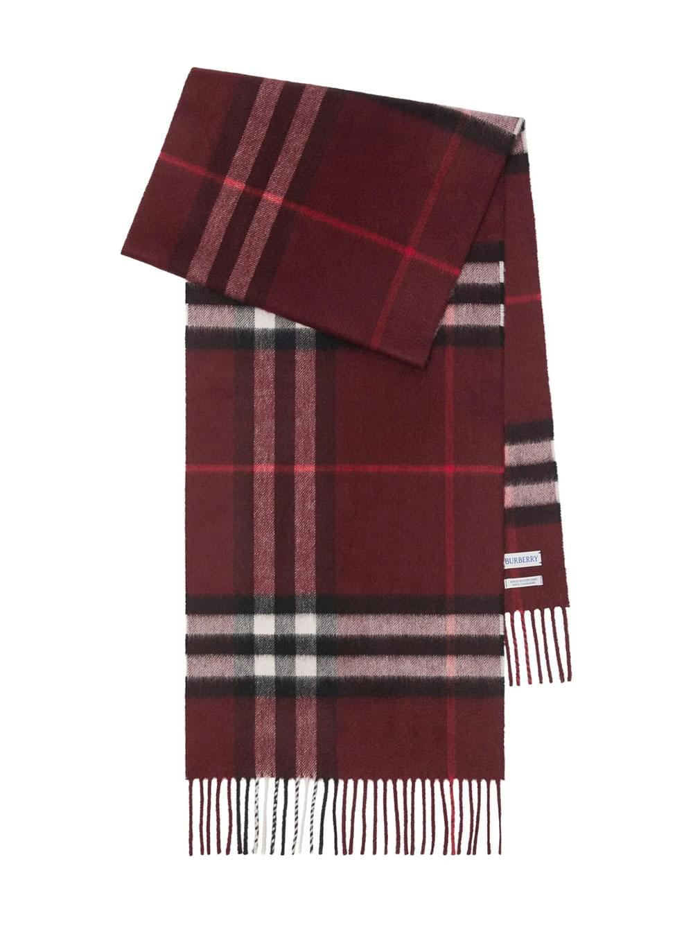 Burberry Women Check Cashmere Scarf