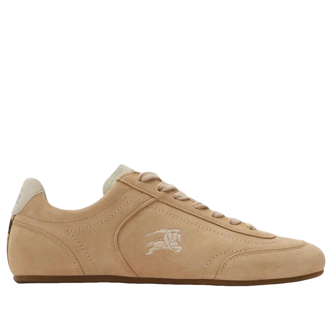 (WMNS) Burberry Leather Knight Runner Sneakers 'Flax Beige Dove Beige' 81278001