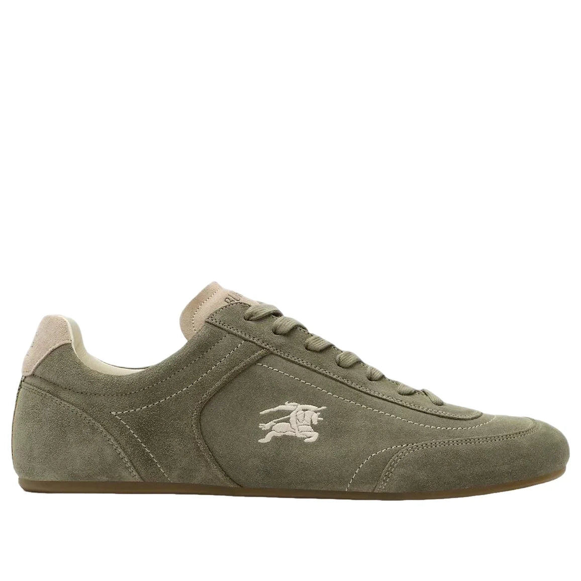 Burberry Leather Knight Runner Sneakers 'Airforce Green Tawny Beige' 81274751