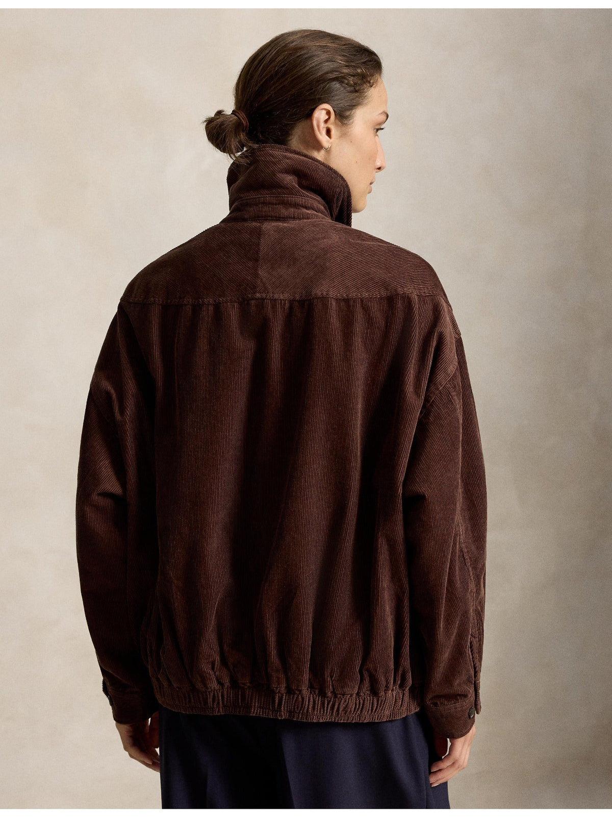 RALPH LAUREN WOMEN Cotton Corduroy Jacket Brown