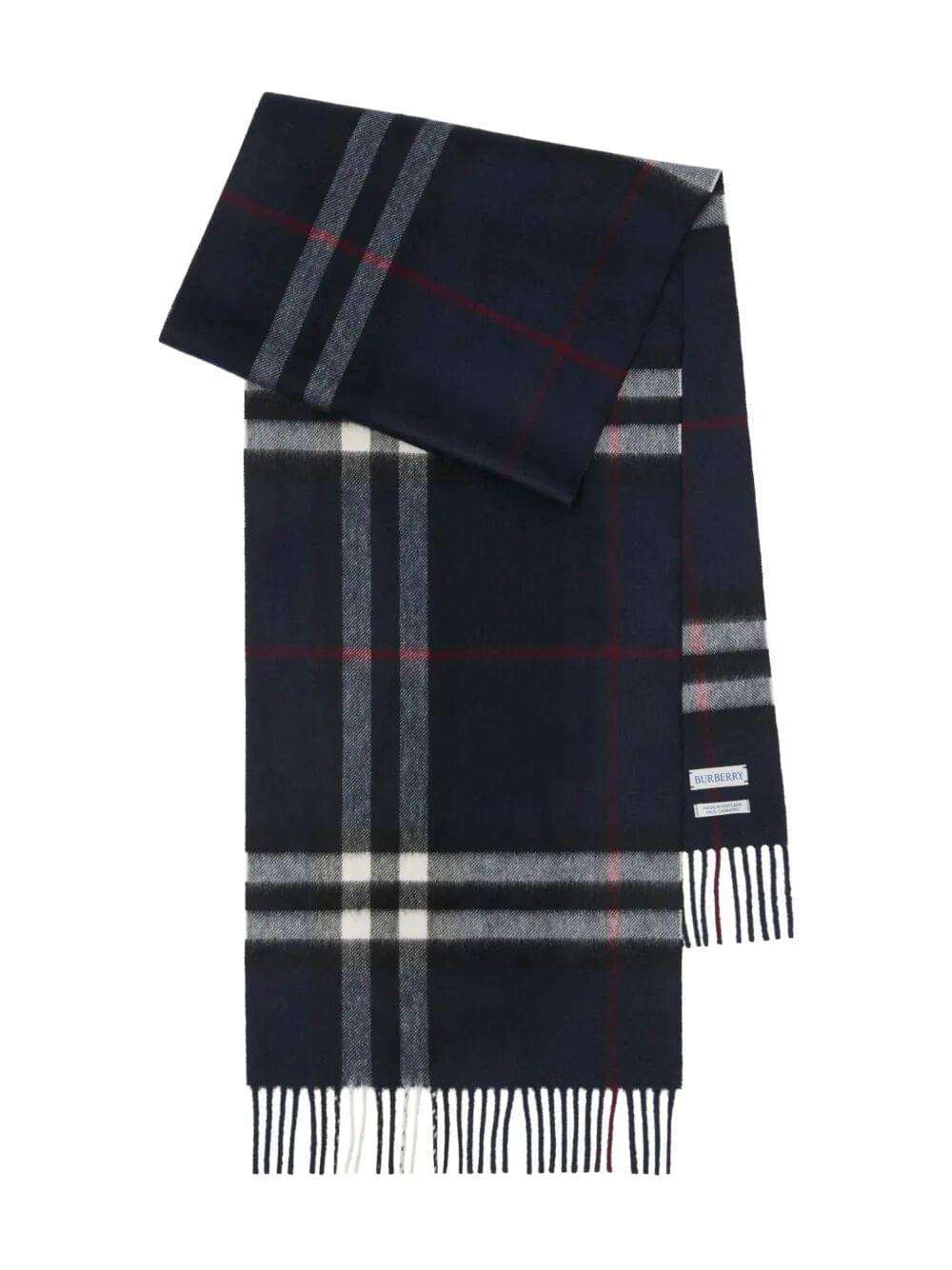 Burberry Women Giant Check Cashmere Scarf