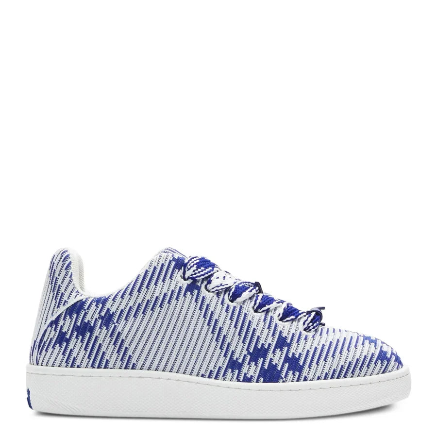 Burberry Box Checked Leather Sneakers