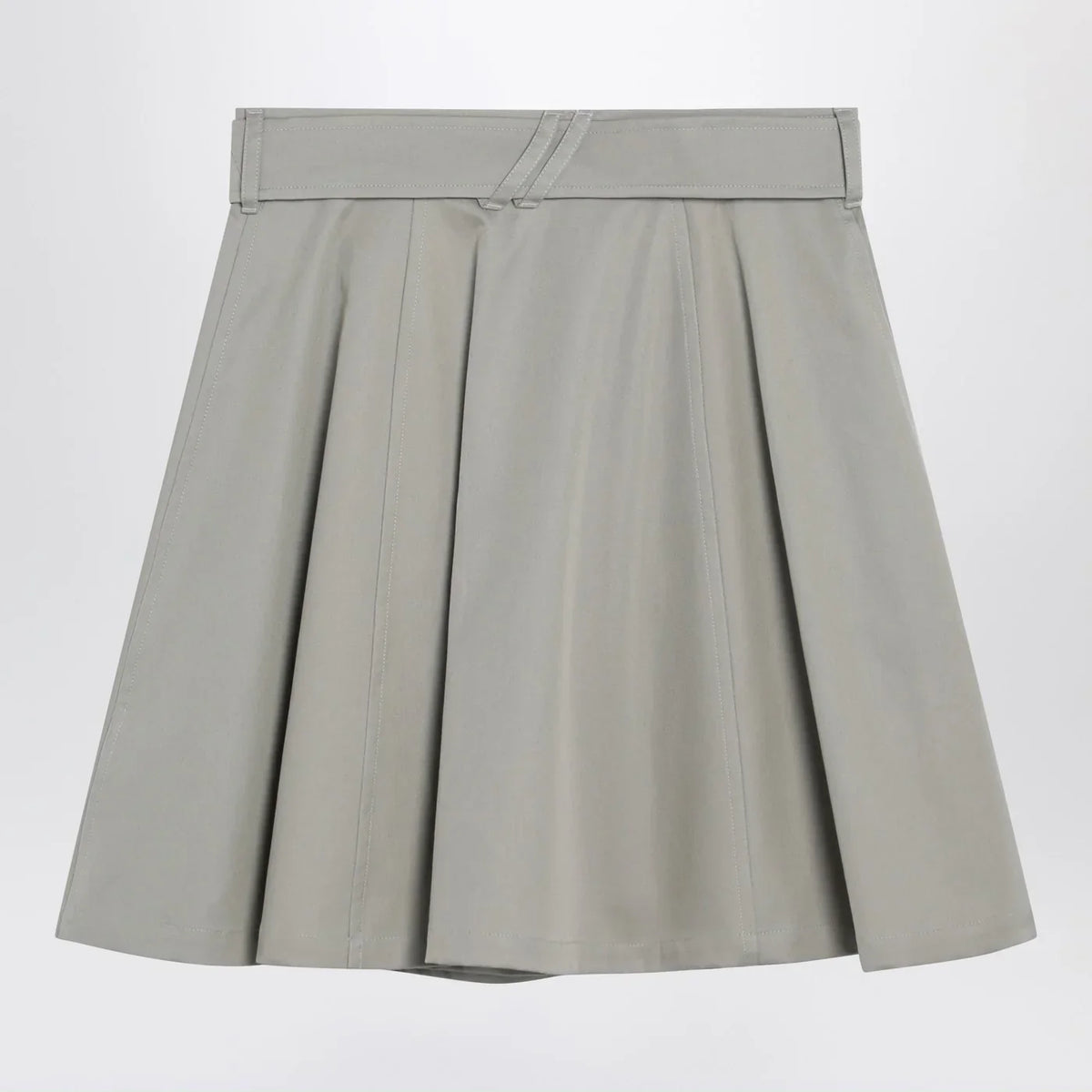 Burberry - Beige trench mini skirt in gabardine