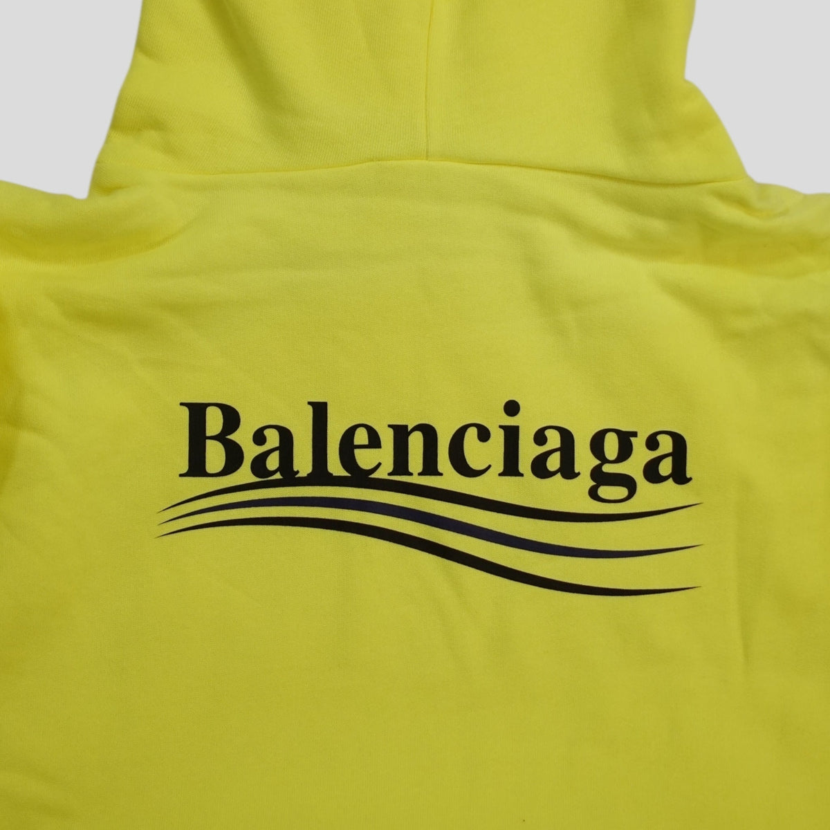 Balenciaga Campaign Hoodie in Neon Green