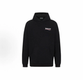 Balenciaga Wave Logo Pullover Hoodie Oversized Unisex Black Sweatshirt