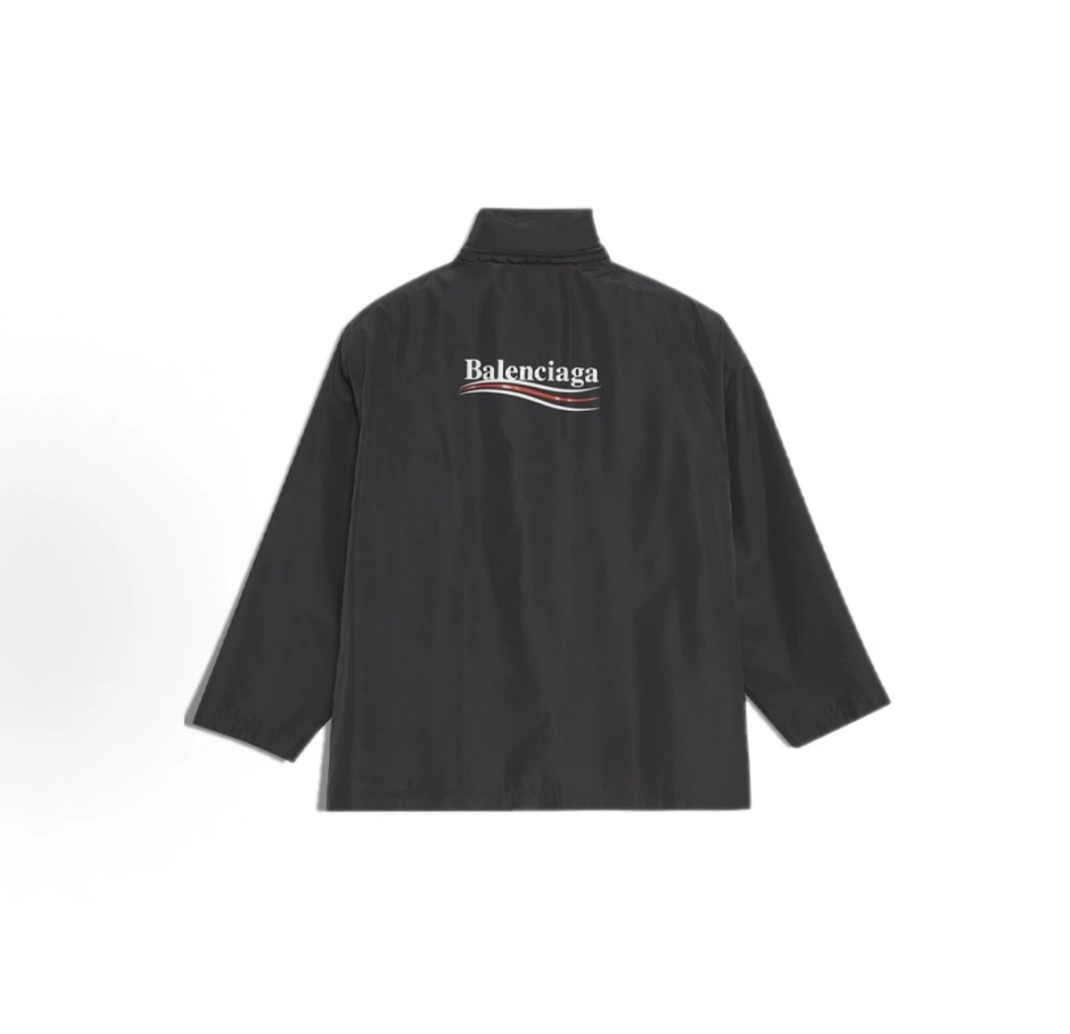 Balenciaga Black Political Coach Jacket