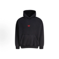 Balenciaga BB Crest Embroidered Hoodie Unisex Black