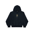 Balenciaga x Lamborghini Shield Logo Hoodie Unisex Navy Blue