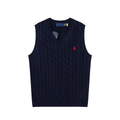 Ralph Lauren Unisex Cable‑Knit Sweater Vest Navy