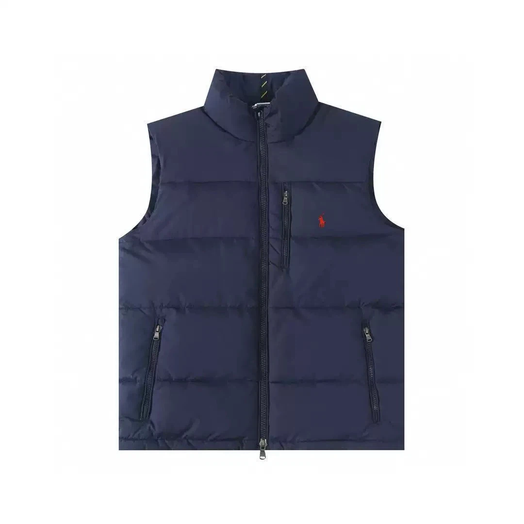 Polo Ralph Lauren Men Matte Down Puffer Vest Navy Blue