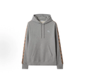 Burberry Unisex Hoodie Vintage Check Side Panel Grey