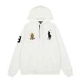 Polo Ralph Lauren Men Crest 3 Embroidered Hoodie White