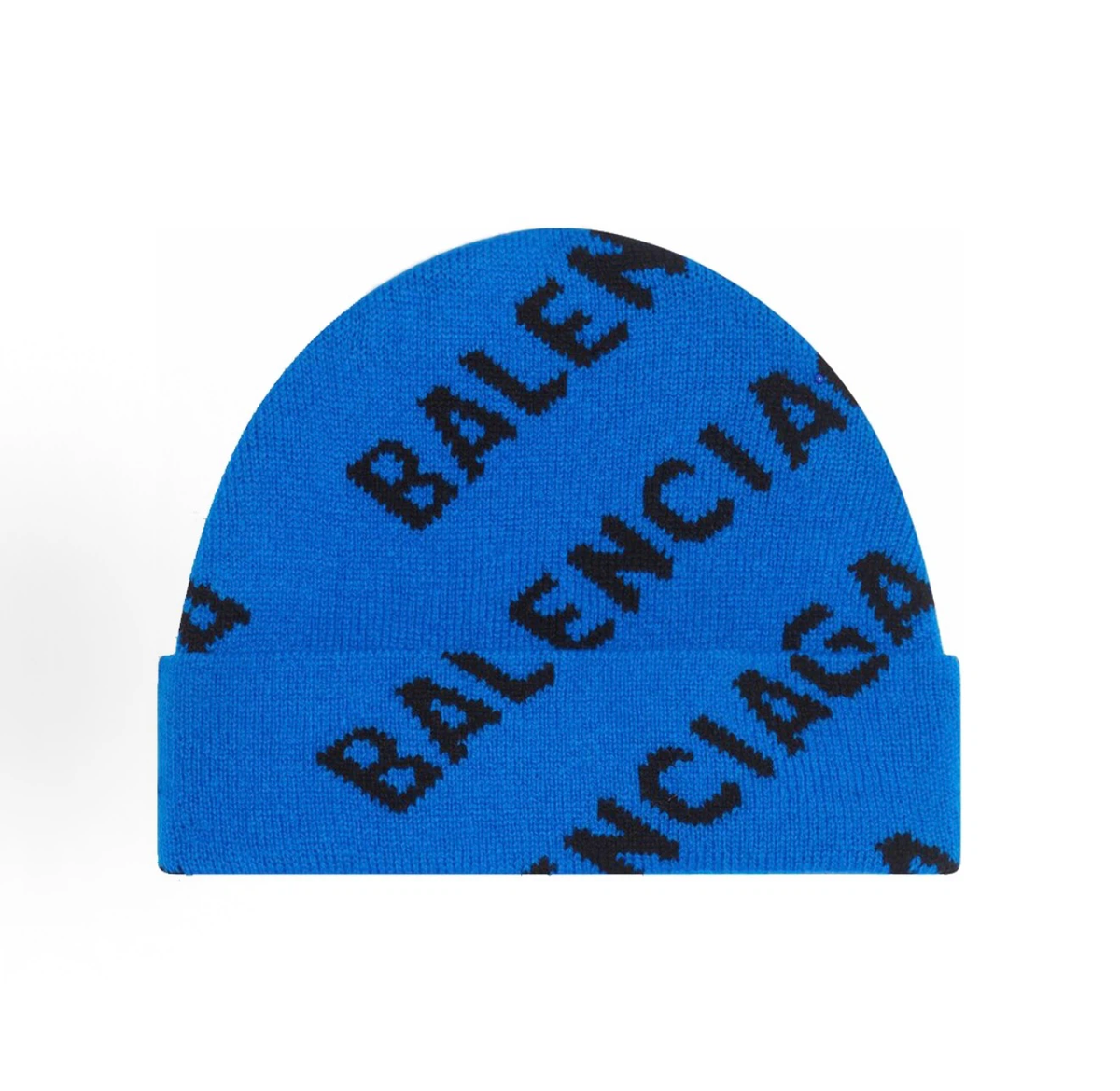 Balenciaga All‑Over Logo Beanie