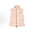 Burberry Quilted Gilet Vest, Pale Pink