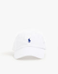 Cotton Chino Ball Cap - White/Marlin Blue