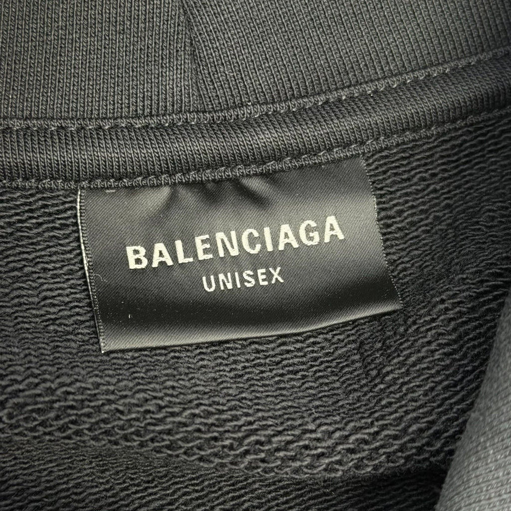 Balenciaga Paris Strass Cropped Hoodie  Women