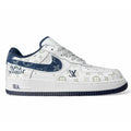 Louis Vuitton x Nike Air Force 1 07 Low White Blue
