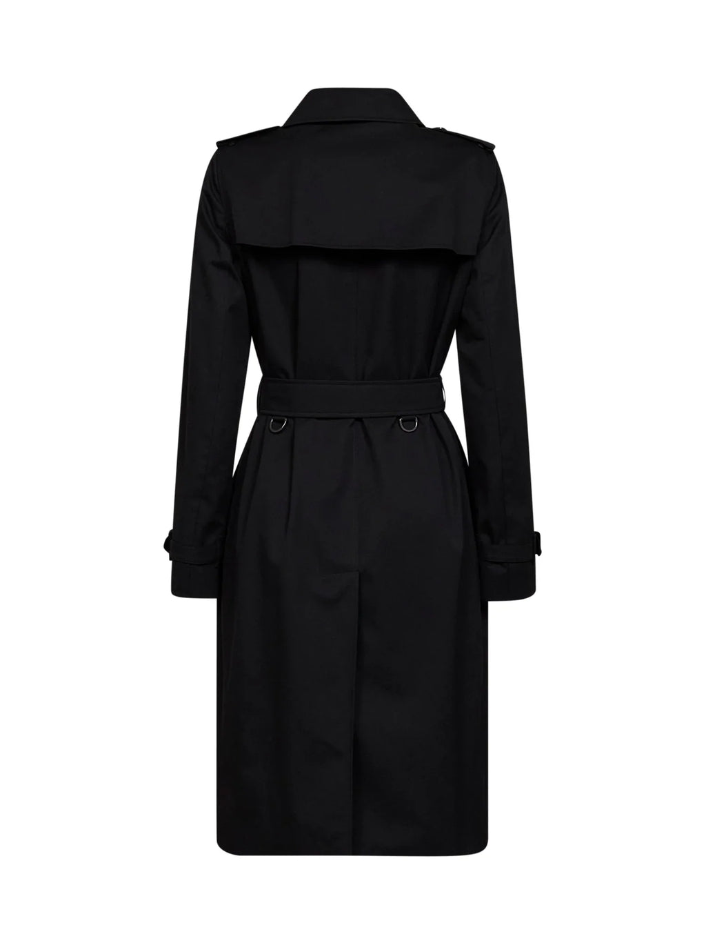 Burberry Kensington Trench Coat — Black