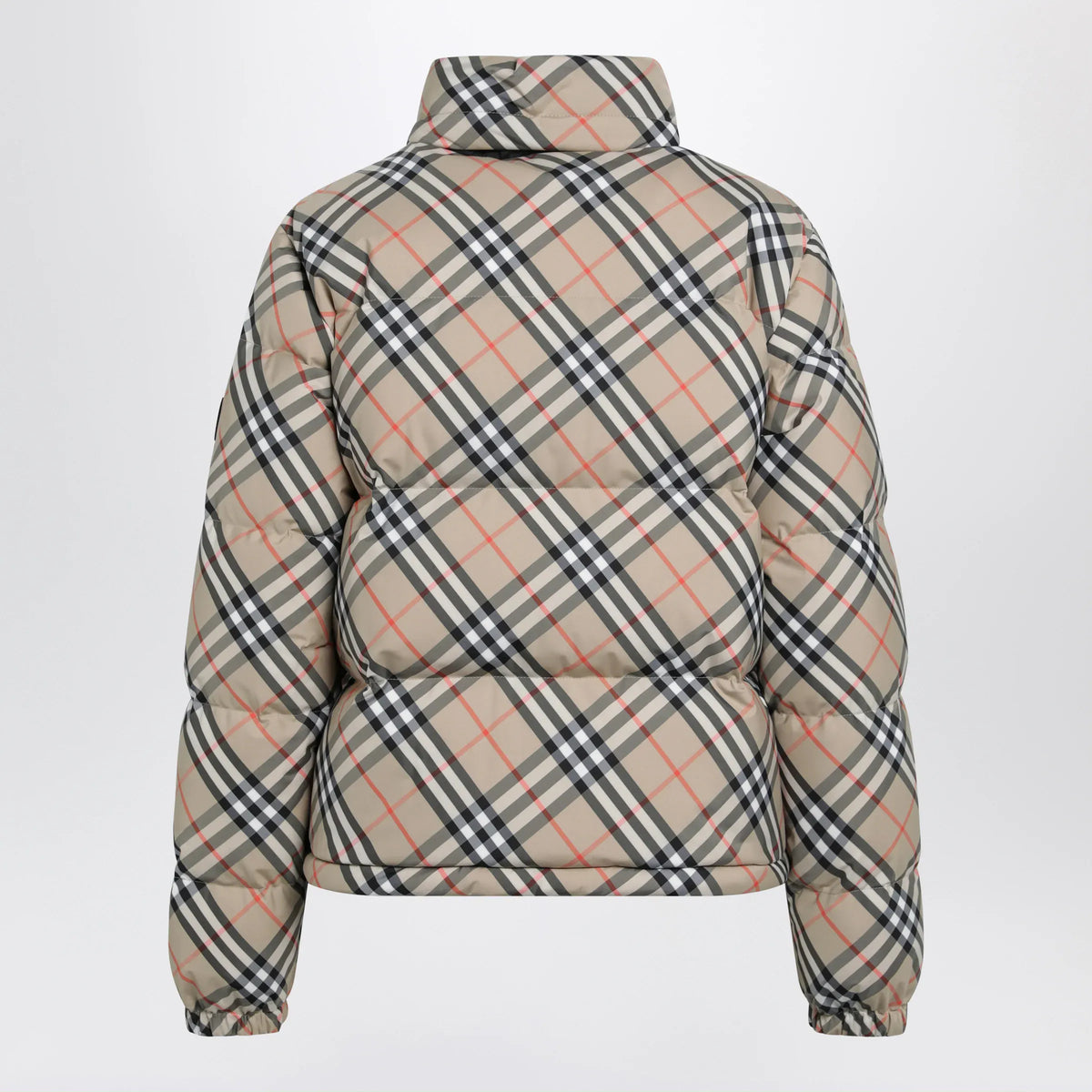 Burberry - Sand Check Ambleside Down Jacket