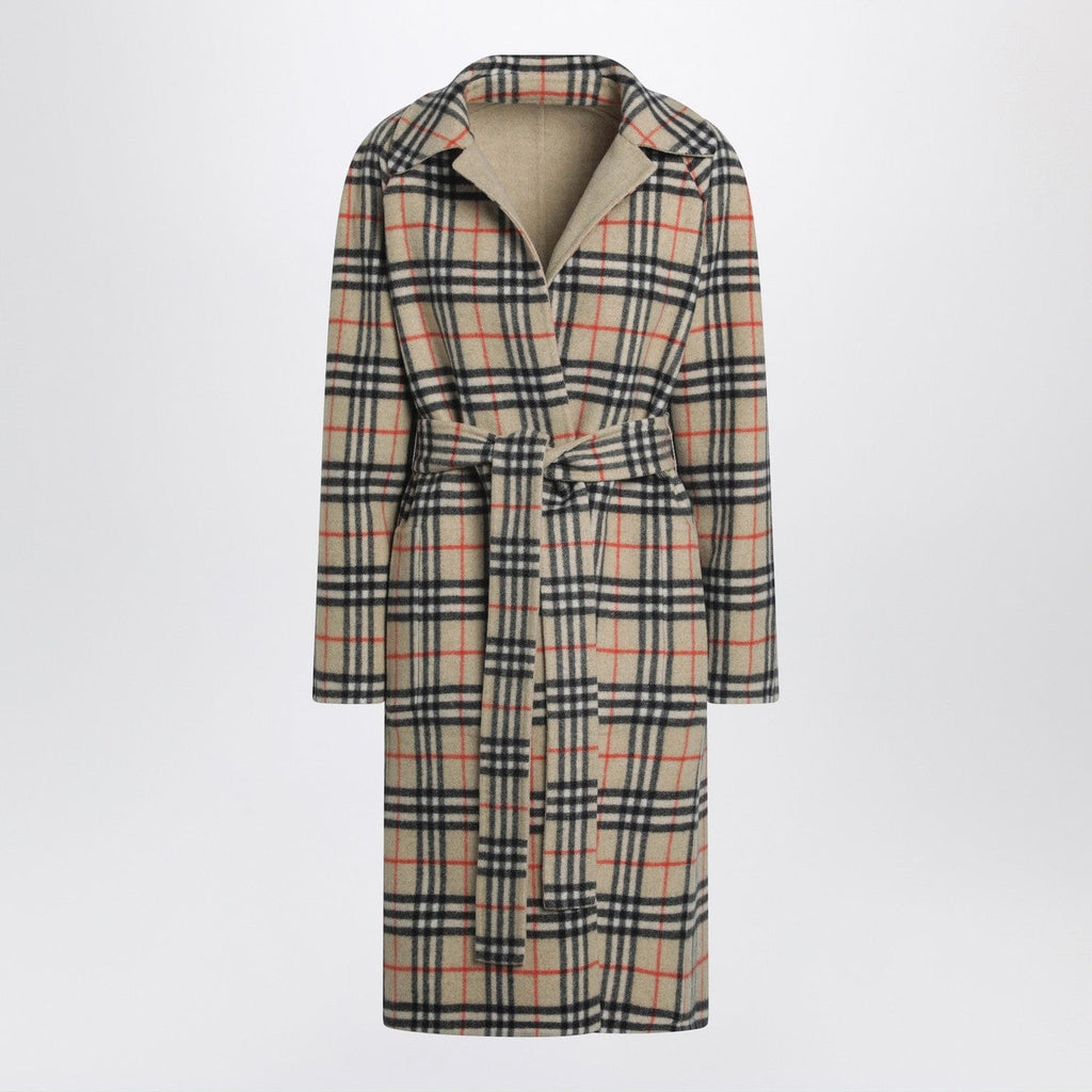 Burberry - Sand reversible wool coat