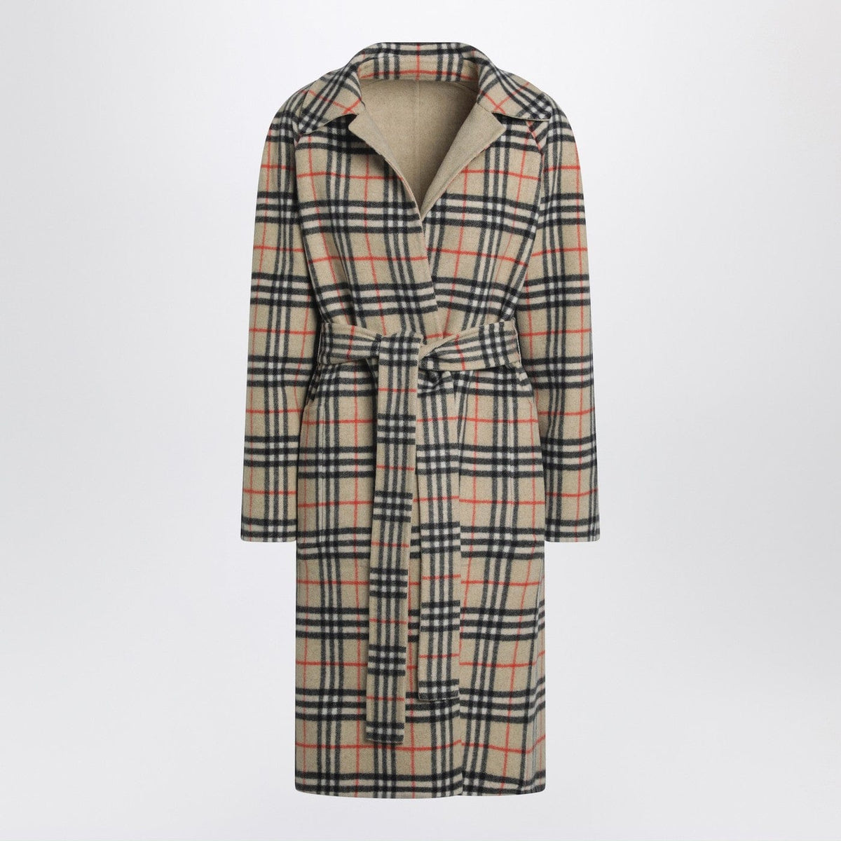 Burberry - Sand reversible wool coat