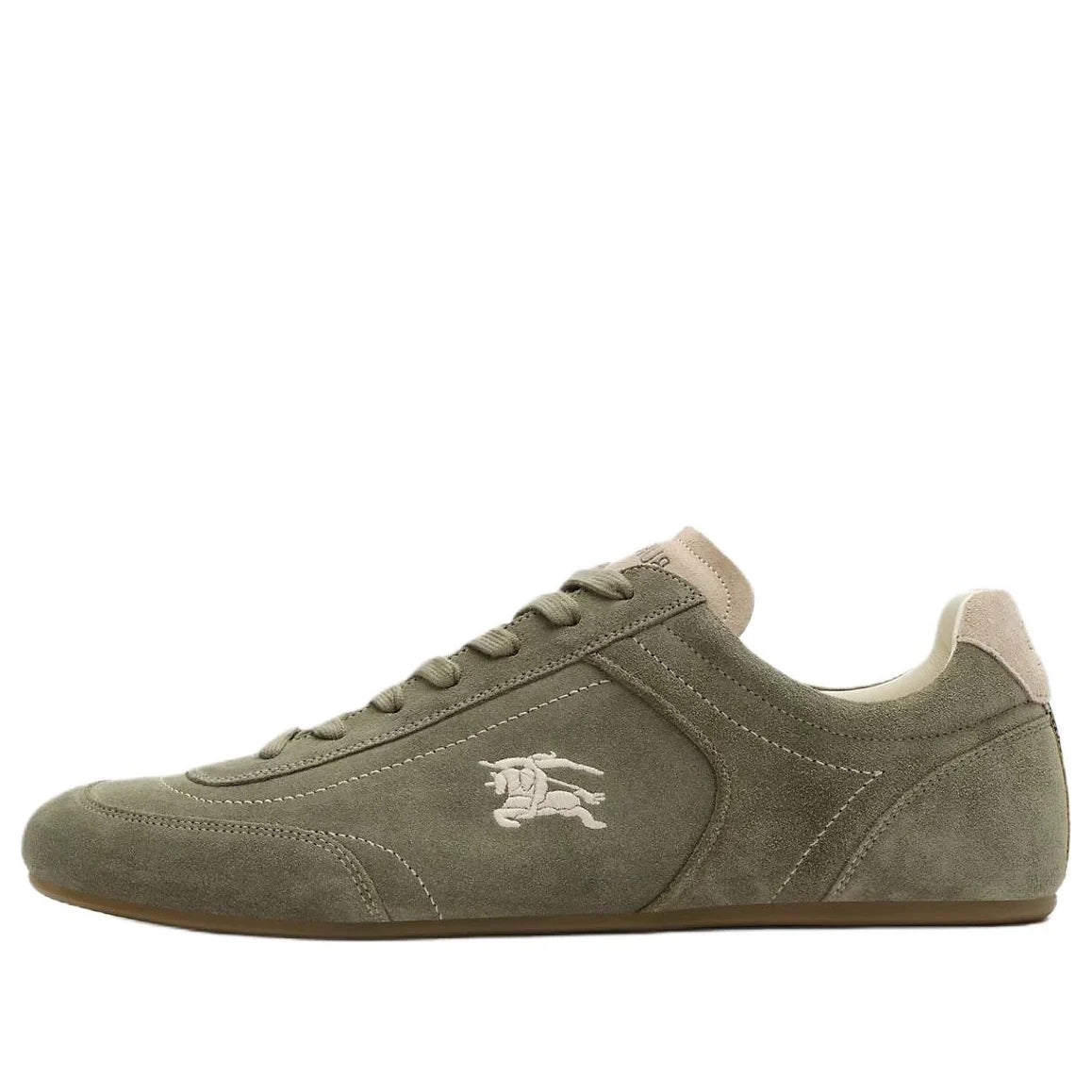 Burberry Leather Knight Runner Sneakers 'Airforce Green Tawny Beige' 81274751